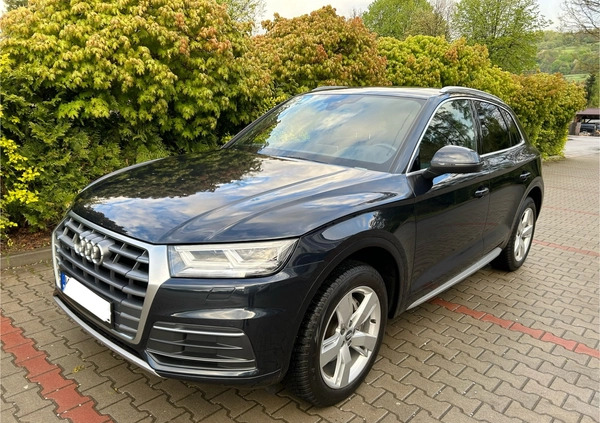 Audi Q5 cena 132800 przebieg: 98787, rok produkcji 2019 z Miłosław małe 436